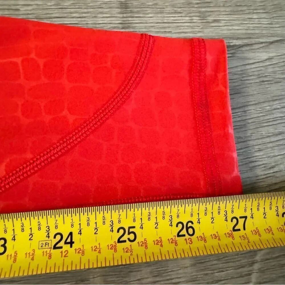 Zyia Red Scales Pocket Light & Tight High-Rise Legging Size 4 - Picture 8 of 8
